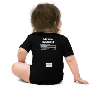 Greatest Real Madrid Plays Baby Bodysuit: Miracle in Madrid (2022)