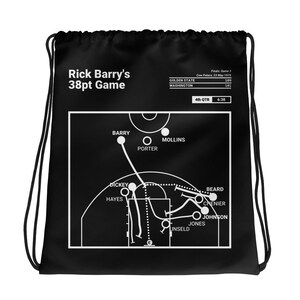 Greatest Warriors Plays Drawstring Bag: Rick Barry&#39;s 38pt Game (1975)