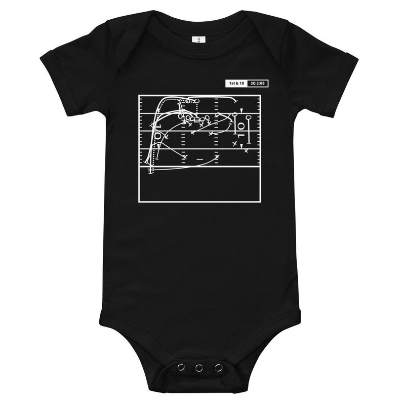 2016 Super Cam sprints to Super Bowl Greatest Panthers Plays Baby Bodysuit