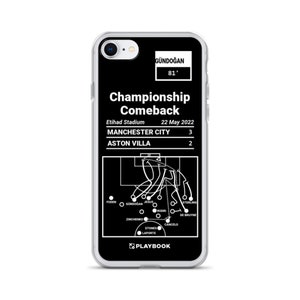 Greatest Manchester City Plays iPhone Case: Championship Comeback (2022)
