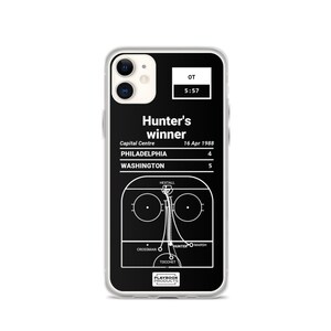 Greatest Capitals Plays iPhone Case: Hunter&#39;s winner (1988)