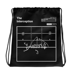 Greatest Patriots Plays Drawstring Bag: The Interception (2015)
