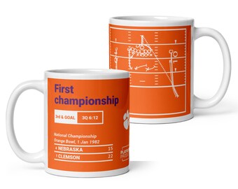 Mug Greatest Clemson Football Plays : premier championnat (1982)