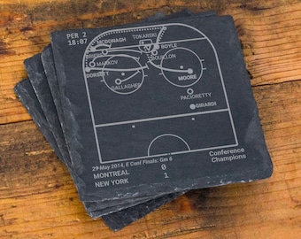 Greatest Rangers Plays: Slate Coasters (Set of 4)