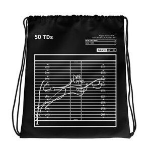 Greatest Patriots Plays Drawstring Bag: 50 TDs (2007)