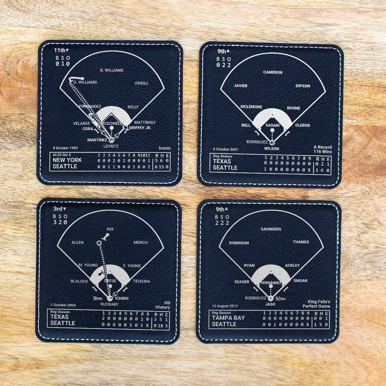 PlaybookProducts Greatest Mariners Plays Coasters