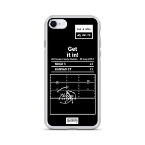 Greatest North Dakota State Football Plays iPhone Case: Get it in! (2013)