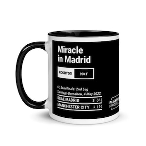 Greatest Real Madrid Plays Mug: Miracle in Madrid (2022)