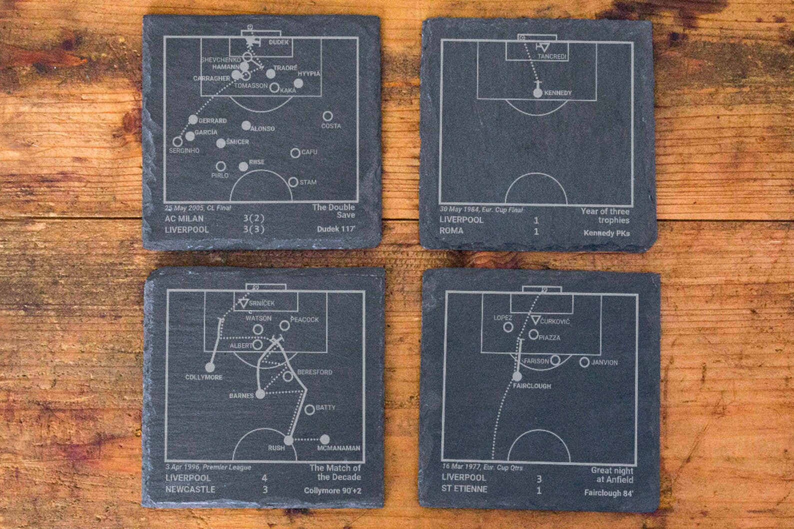 Greatest Liverpool Plays Slate Coasters set of 4 Etsy