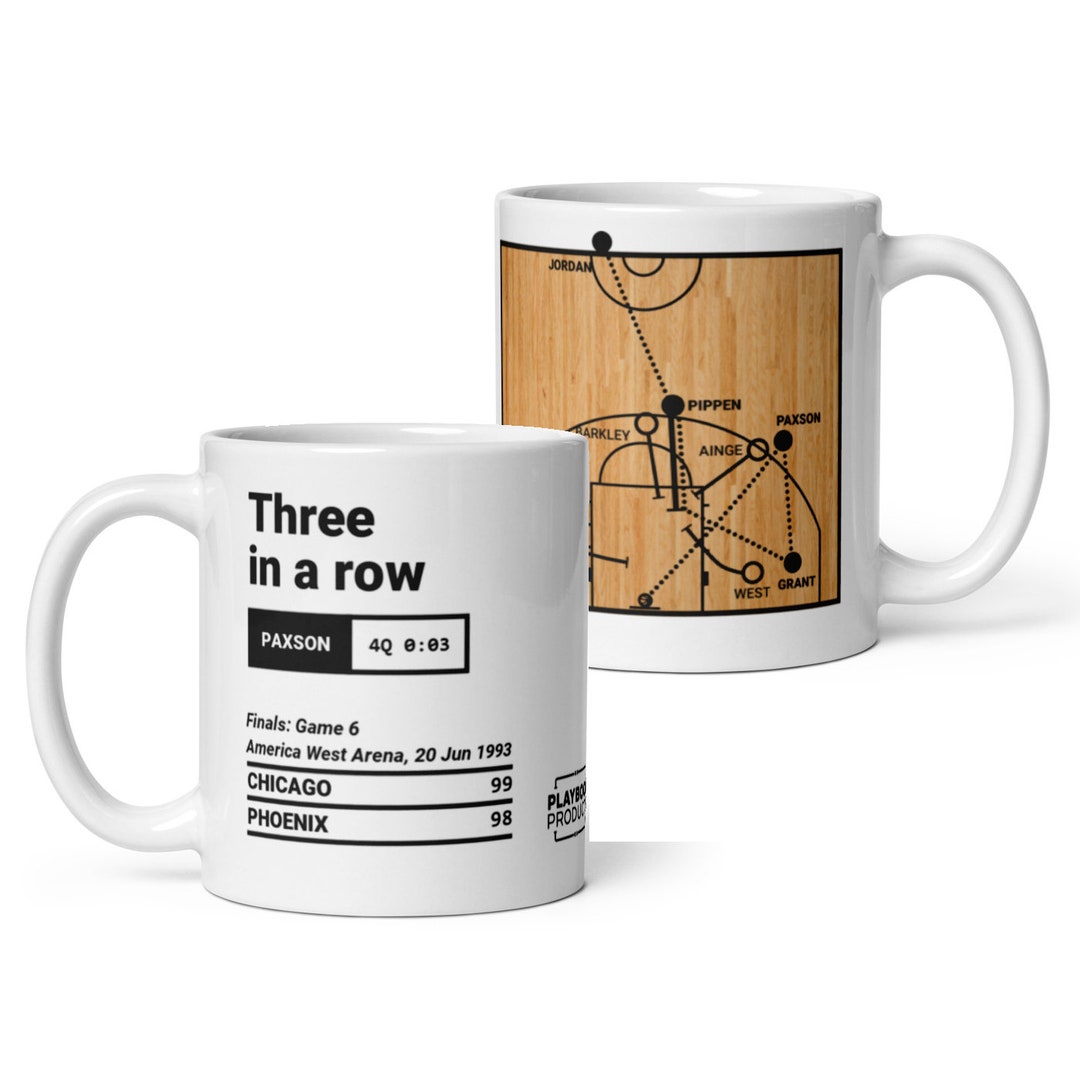 Greatest Bulls Plays Mug: Three in a Row (1993) Canada