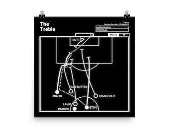 Größtes Inter Mailand Plays Poster: The Treble (2010)