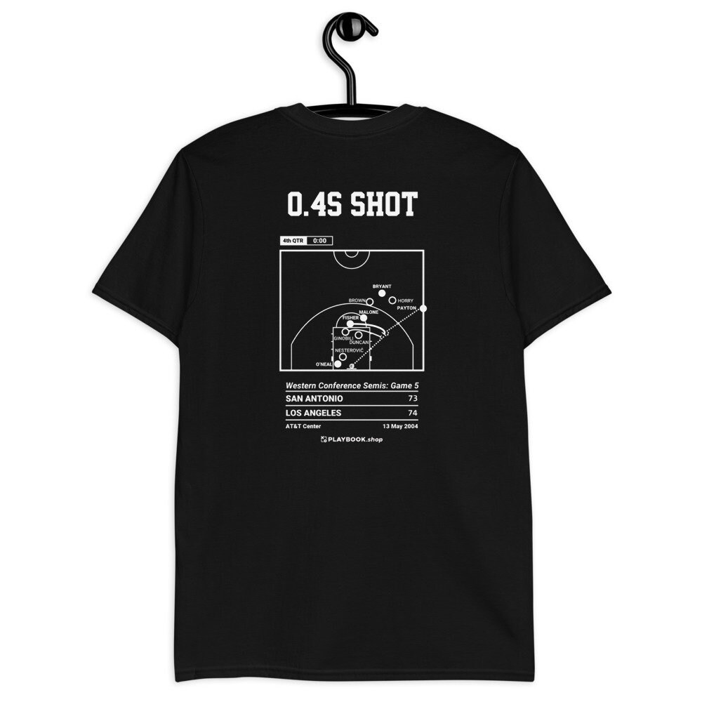 レイカーズ最高傑作Tシャツ：シュート0.4秒（2004年） - Etsy 日本