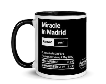Taza de las mejores jugadas del Real Madrid: Milagro en Madrid (2022)