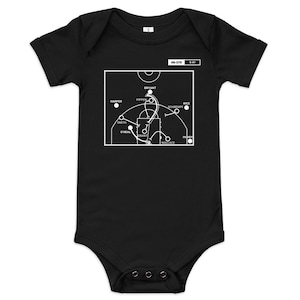 Greatest Lakers Plays Baby Bodysuit: Kobe to Shaq (2000)