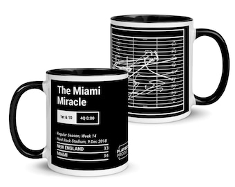 Greatest Dolphins Plays Mug: The Miami Miracle (2018)