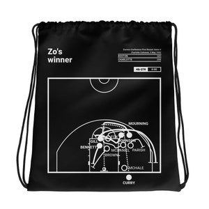 Greatest Hornets Plays Drawstring Bag: Zo&#39;s winner (1993)