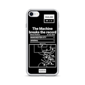 Greatest Manchester City Plays iPhone Case: The Machine breaks the record (2023)