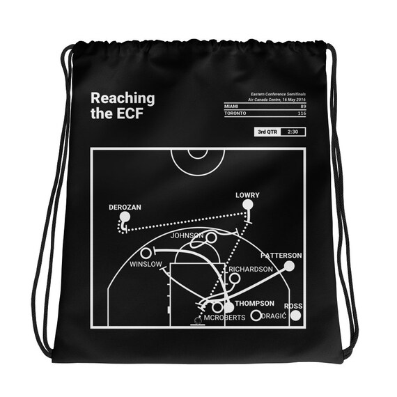 Greatest Raptors Plays Drawstring Bag: Reaching the ECF (2016)