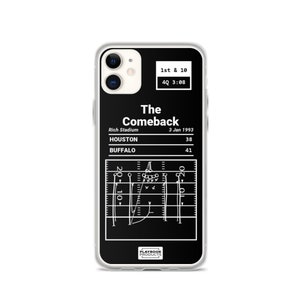 Greatest Bills Plays Iphonecase: the Comeback 1993 - Etsy