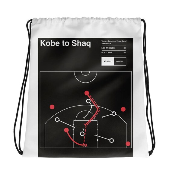 lakers drawstring bag