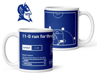 Caneca "Melhores Jogadas do Basquete da Duke": Sequência de 11-0 para a vitória surpreendente (2015)