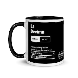 Greatest Real Madrid Plays Mug: La Decima (2014)