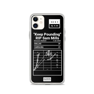 Greatest Panthers speelt iPhone-hoesje: &quot;Keep Pounding&quot; RIP Sam Mills (2004)