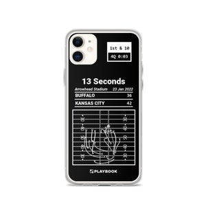 Greatest Chiefs Plays iPhone Case: 13 Seconds (2022)