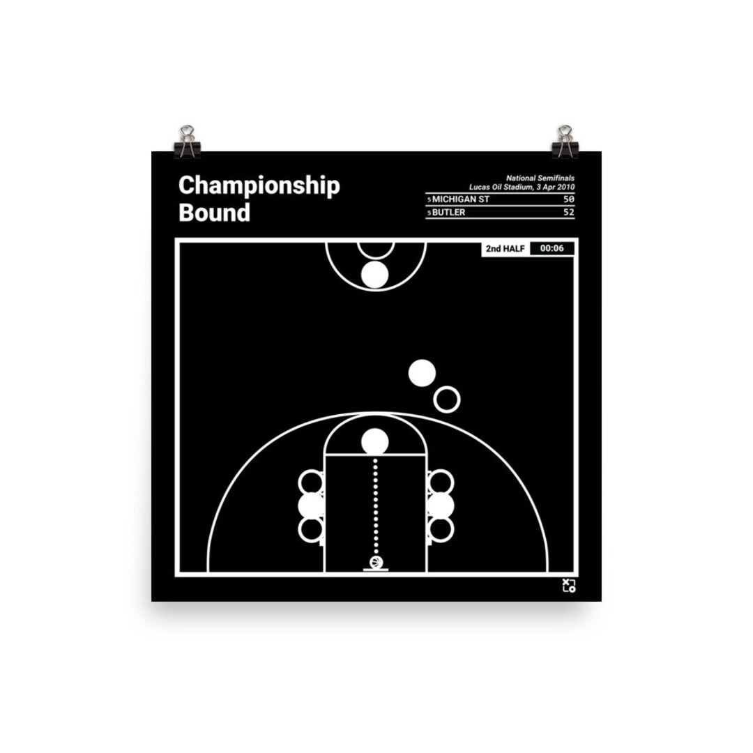 Greatest Butler Basketball Plays Poster: Championship Bound (2010 ...