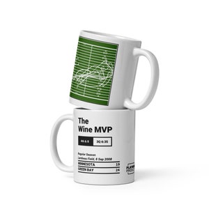 Greatest Packers Plays Mug: The Wine MVP (2008)