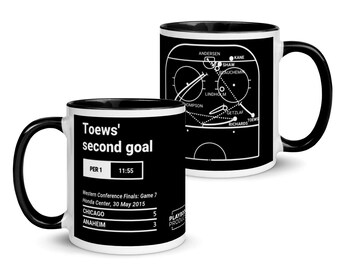 Greatest Blackhawks Plays Mug: tweede doelpunt van Toews (2015)