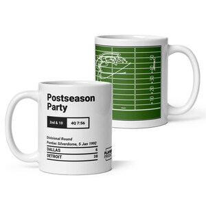 Greatest Lions Plays Mug: Postseason Party (1992)