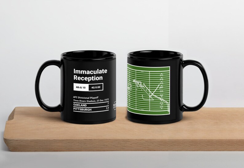 Greatest Steelers Plays Mug: Immaculate Reception (1972) image 7