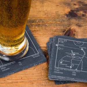 Greatest Jazz Plays: Slate Coasters Set of 4 image 3