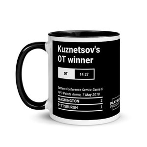 Greatest Capitals Plays Mug: Kuznetsov's OT winner 2018 image 2
