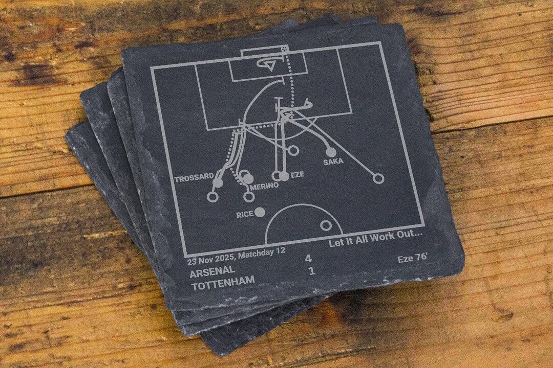 Champion Arsenal 2026 Plays: Slate Coasters (set of 4) - Etsy