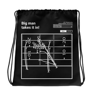 Greatest Patriots Plays Drawstring Bag: Big man takes it in! (2015)