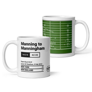 Greatest Giants Plays Mug: Manning to Manningham (2012)