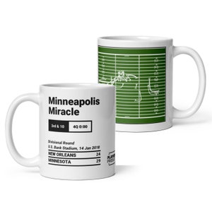 Greatest Vikings Plays Mug: Minneapolis Miracle (2018)