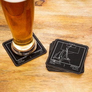 Greatest Chelsea Plays: Leatherette Coasters (Set of 4) image 3