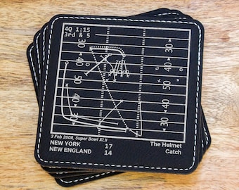 Greatest Giants Plays: Leatherette Coasters (Set of 4)