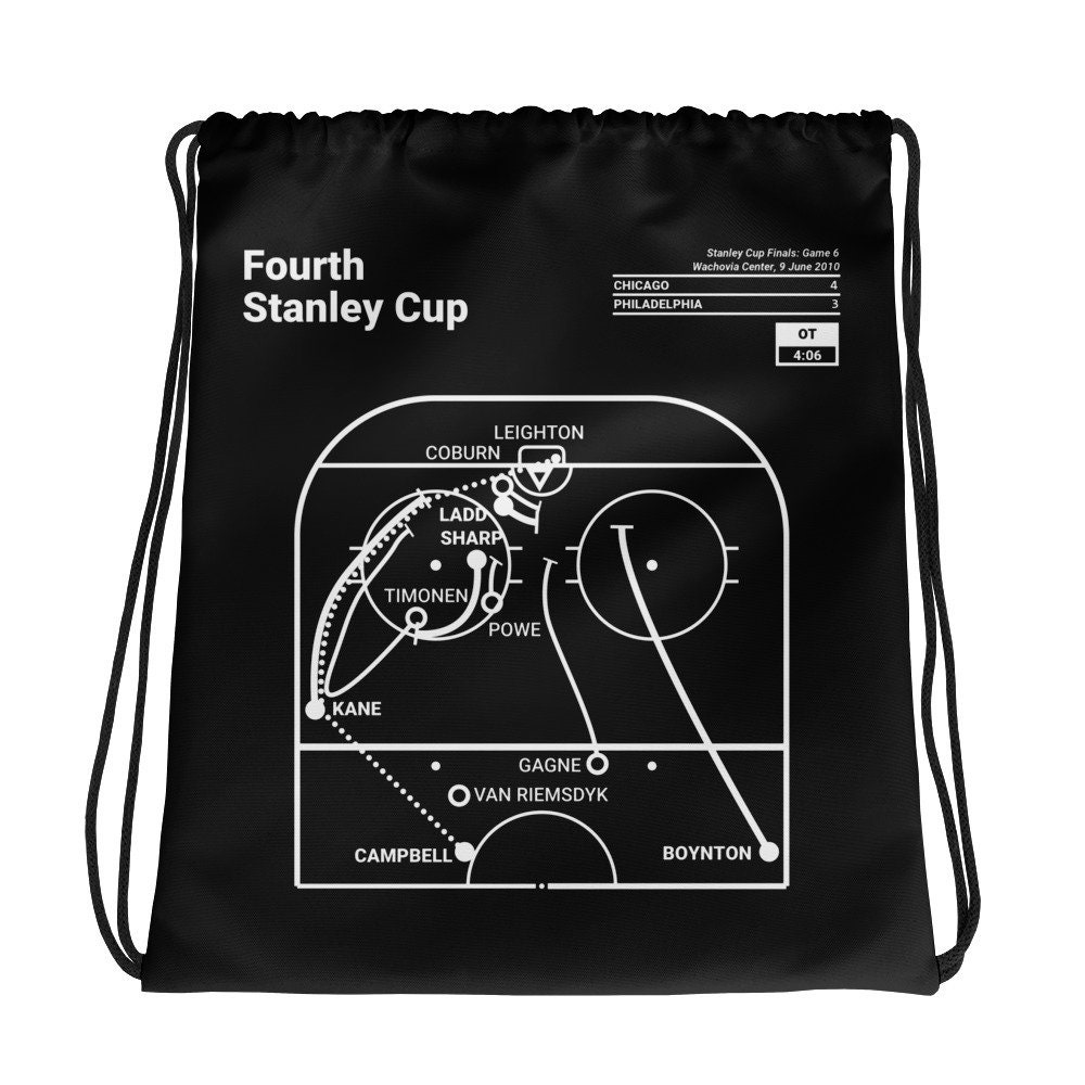 Greatest Blackhawks Plays Drawstring Bag Fourth Stanley Cup | 2010