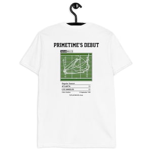 Greatest Falcons Plays T-shirt: Primetime&#39;s Debut (1989)