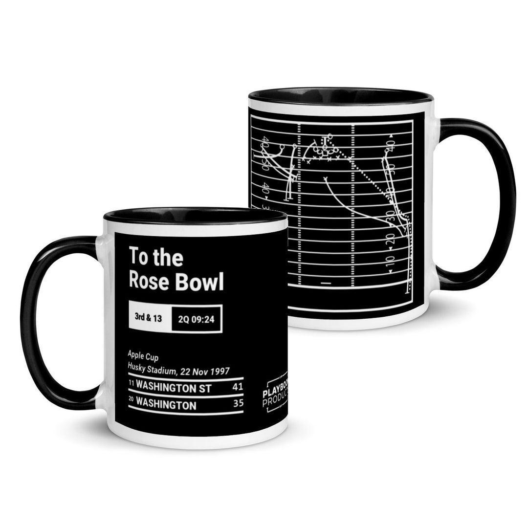 Greatest Washington State Football Plays Mug to the Rose Bowl 1997 Etsy