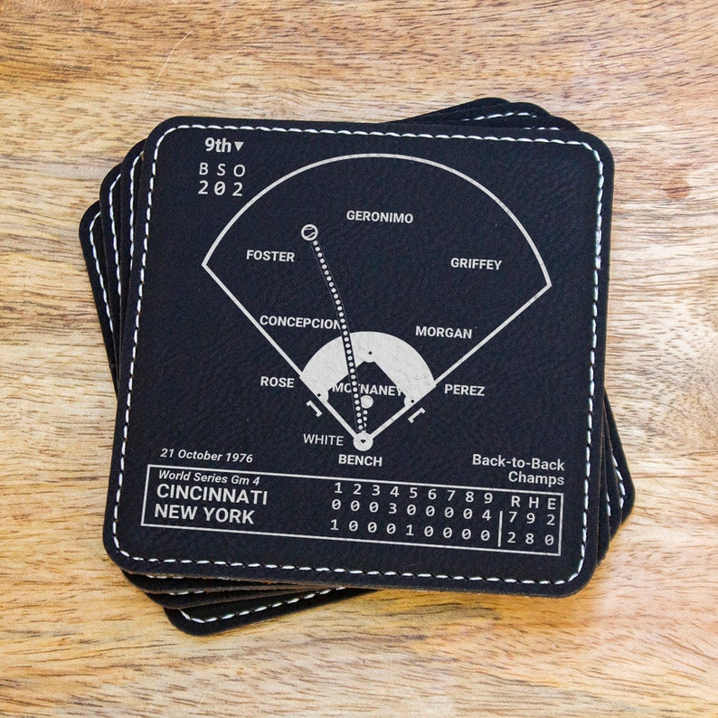 PlaybookProducts Greatest Reds Plays Coasters - Thumbnail 2