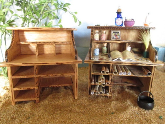 Miniature Old World Mapmaker S Desk Unadorned Ooak Fairy Desk Unadorned Ooak Fairy