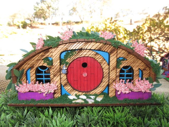 Miniature Garden Hobbit House Cottage Fairy Garden Decor Etsy