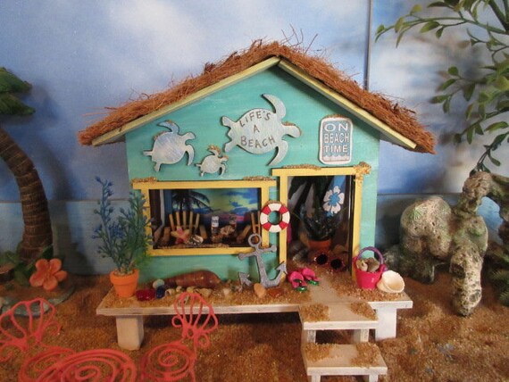 miniature beach house