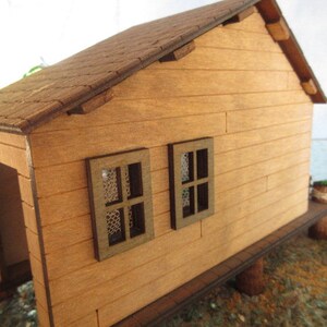 Fairy Garden Miniature Rusty Anchor Boat House Fishing Dock fairy decor accessories image 10