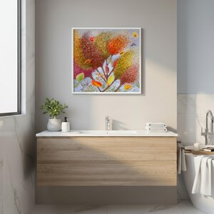 Four Seasons Leaf Art Print: Colors of the Wind, Seasonal Nature Wall Decor